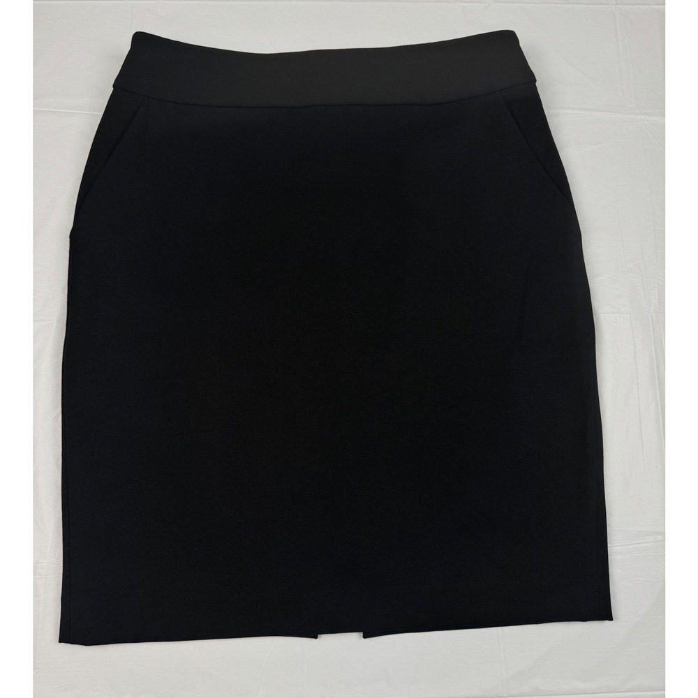 Express Black Pencil Skirt‎ Womens 10 Professional Knee Length Pockets 506587